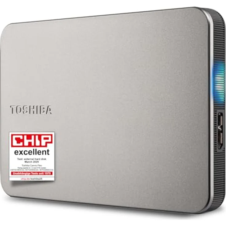 Toshiba Canvio Flex 2TB USB3.2 Externe HDD-Festplatte silver, für Windows und Mac – Bild 2