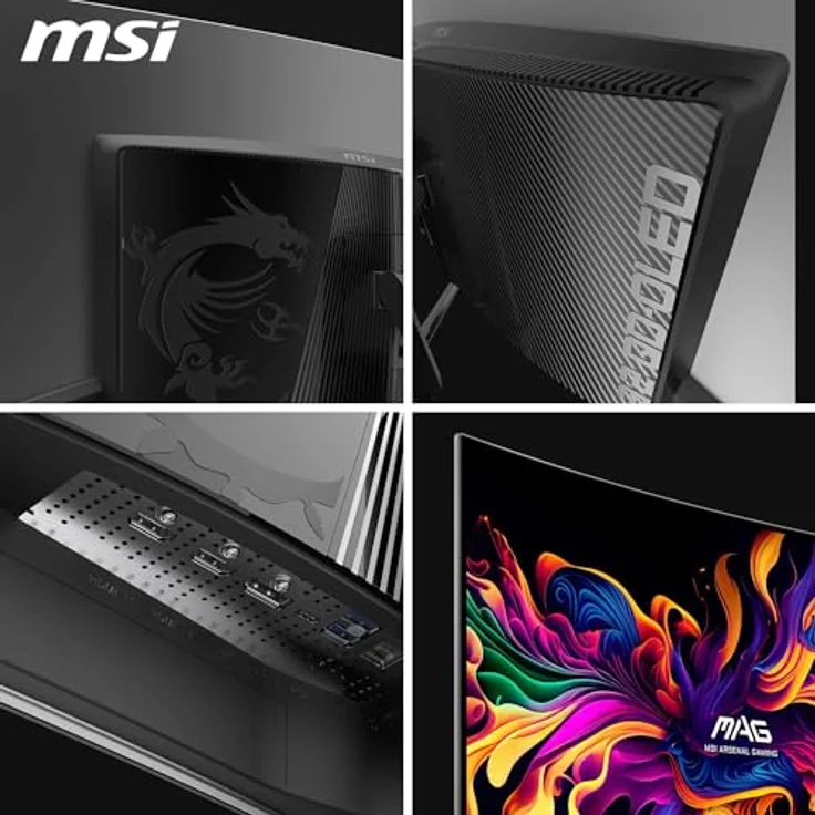 MSI MPG 321CURX QD-OLED, 32 Zoll Curved Gaming-Monitor mit 240 Hz, 0,03 ms Reaktionszeit und HDR True Black 400 – Bild 5