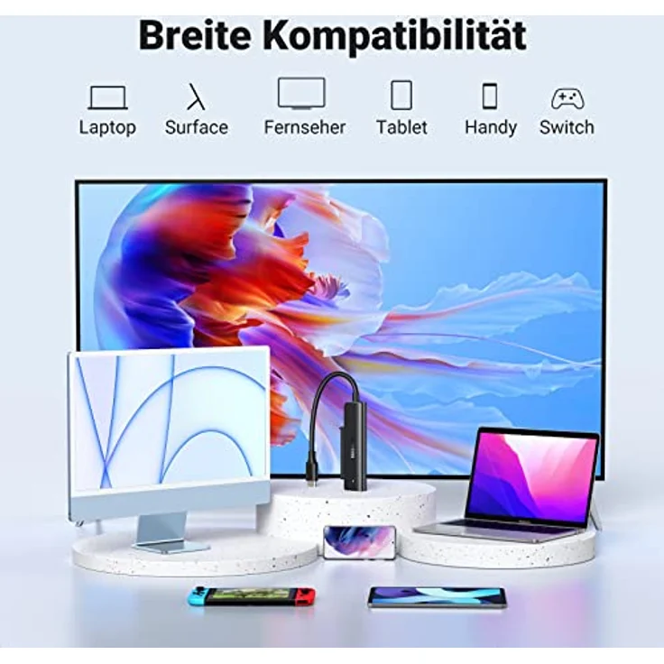 UGREEN USB C SATA Adapter für 2,5 Zoll SSD und HDD Festplatten Adapter USB 3.1 auf SATA III Typ C SATA Kabel Thunderbolt 3 kompatibel UASP Unterstützung für MacBook Pro, MacBook Air, Mac Mini usw – Bild 5