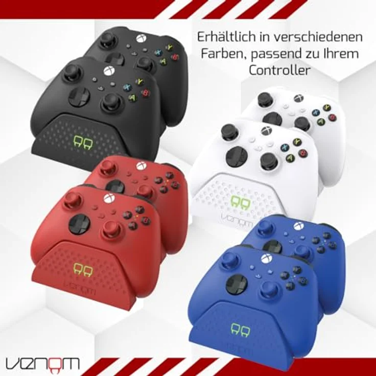 VENOM Xbox Series X Dual Docking Station + 2 Batterien – Bild 6