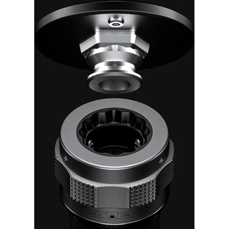 LEOFOTO Stativfuß VD-04, klappbarer Standfuß mit Kugelgelenk und drei einstellbaren Beinen für Einbeinstative – Bild 3