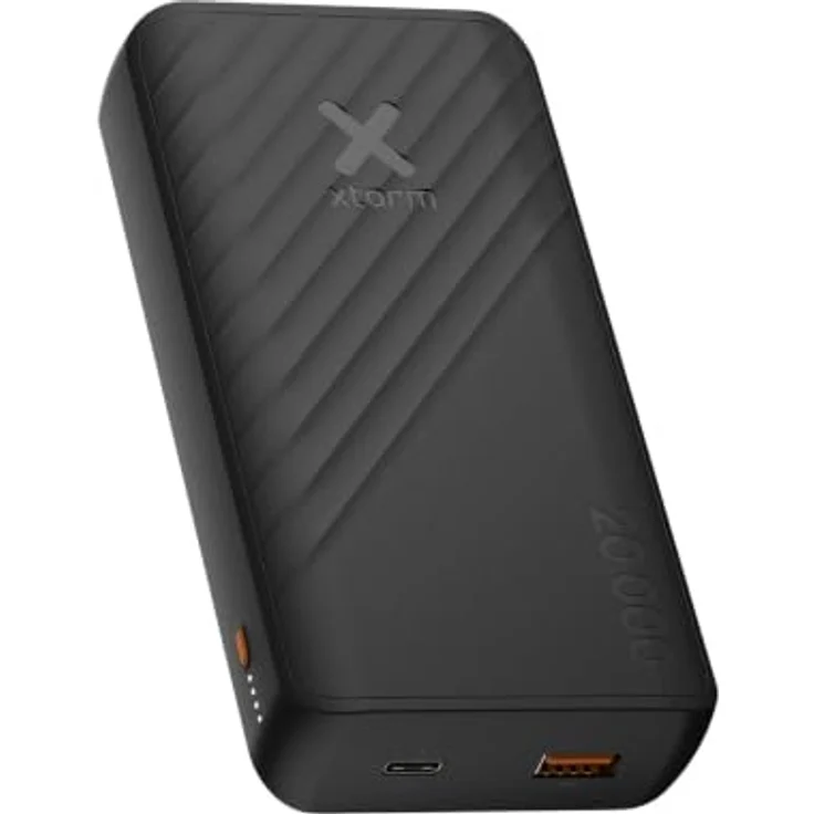 Xtorm Go2 Evolution Powerbank 20.000mAh, 1x USB-A, 1x USB-C, Schnelllader für Samsung und iPhone, Charcoal Black – Bild 1
