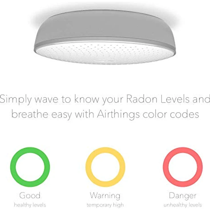 Airthings Wave 2. Generation Smart Radon Detektor mit App, batteriebetrieben, keine Laborgebühren einfach zu bedienen – Bild 8