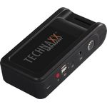 Technaxx JUMP STARTER POWERBANK TX-218 (12000 mAh, 100 W, 39.60 Wh), Powerbank, Schwarz