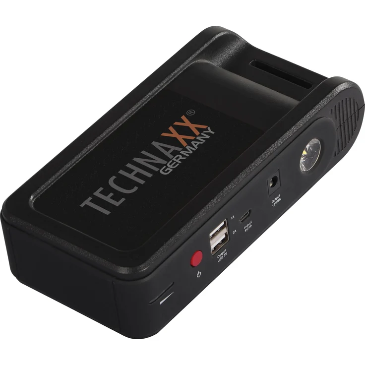 Technaxx JUMP STARTER POWERBANK TX-218 (12000 mAh, 100 W, 39.60 Wh), Powerbank, Schwarz – Bild 1