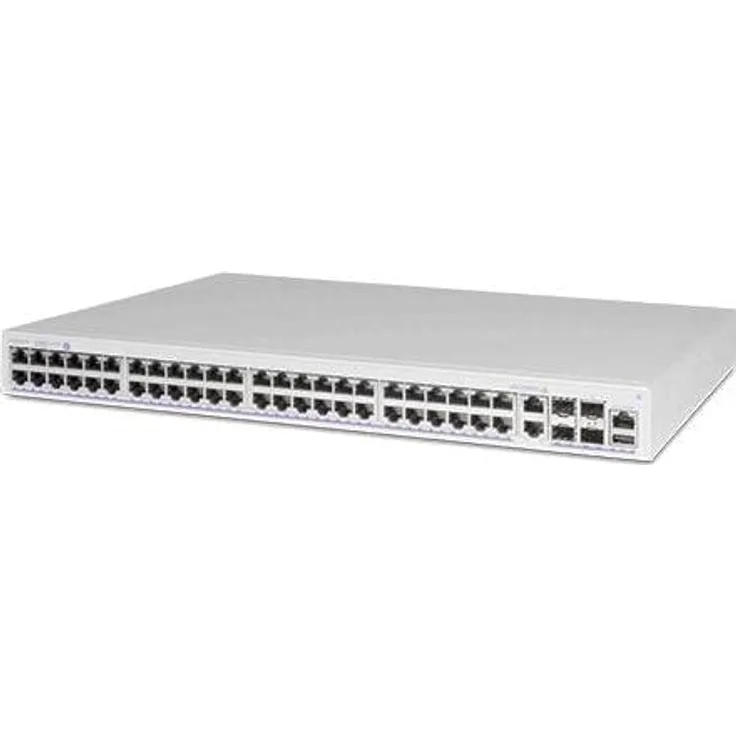 Alcatel OS6360-P48 GigE fix chassis 48 RJ-45 PoE 10/100/1G BaseT (48 Ports), Netzwerk Switch, Silber
