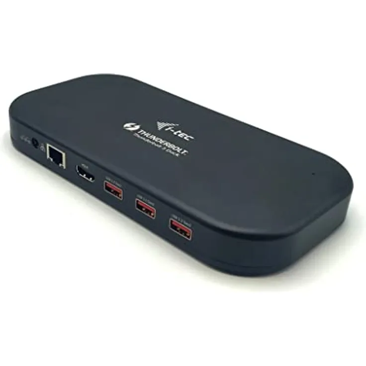 i-tec Thunderbolt 3 Dockingstation 2x4K mit 60W Stromversorgung - 1x Thunderbolt 3, 1x HDMI, 2X USB-A 3.2 Gen1, 3X USB-A 3.2 Gen2, 1x GLAN, 1x SD, 1x MicroSD, Audio/Mic
