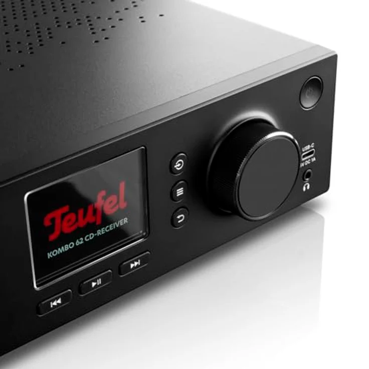 Teufel Theater 500S KOMBO 2, HiFi Stereo Lautsprechersystem mit Bluetooth aptX, WLAN, DAB+ Digitalradio, CD-Receiver, schwarz – Bild 4