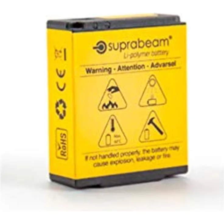 Suprabeam CELL 154250 Li-Polymer Akku mit USB, 10,36W 3,7V 2,8Ah für V3pro - V4pro Stirnlampe