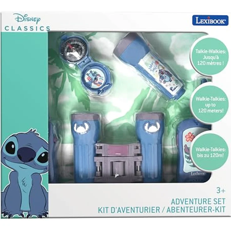 Lexibook Lilo & Stitch Avonturenset, Walkie Talkies mit Stitch-Design – Bild 5