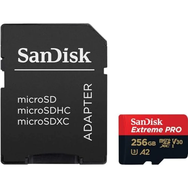 SanDisk Extreme Pro 256GB microSDXC Memory Card + SD Adapter with A2 App Performance + Rescue Pro Deluxe 170MB-s Class 10, UHS-I, U3, V30 – Bild 3