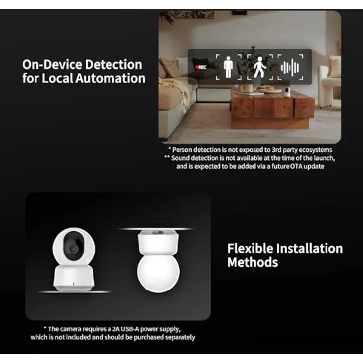 Aqara Camera E1 (2304 x 1296 Pixels), Netzwerkkamera, Weiss – Bild 9