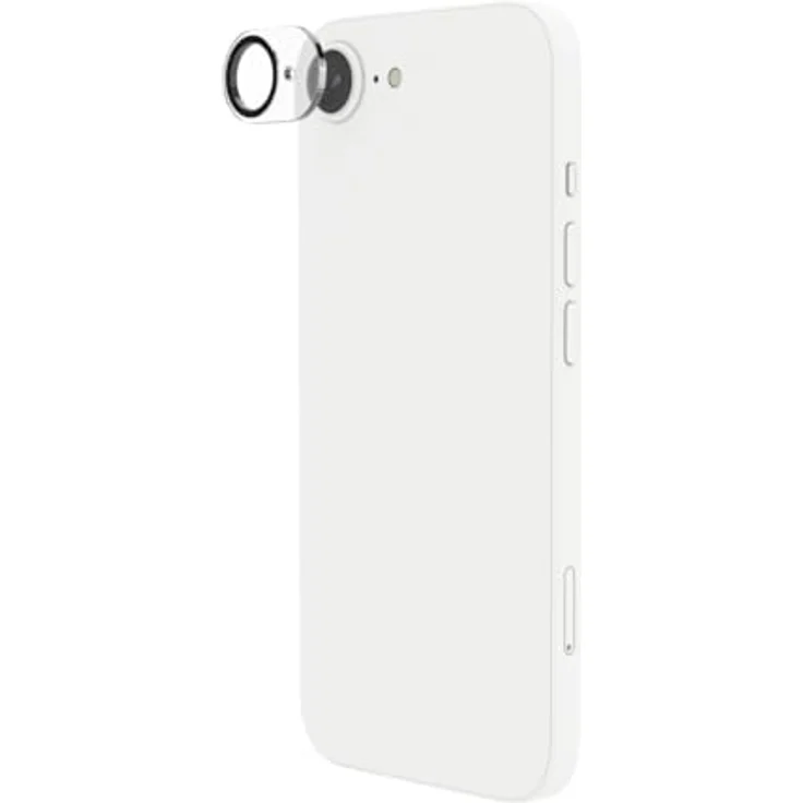 Hama Handy Kameraschutz für iPhone 16e, Panzerglas 9H, stoßfest, kratzfest, blasenfrei - Transparent – Bild 1