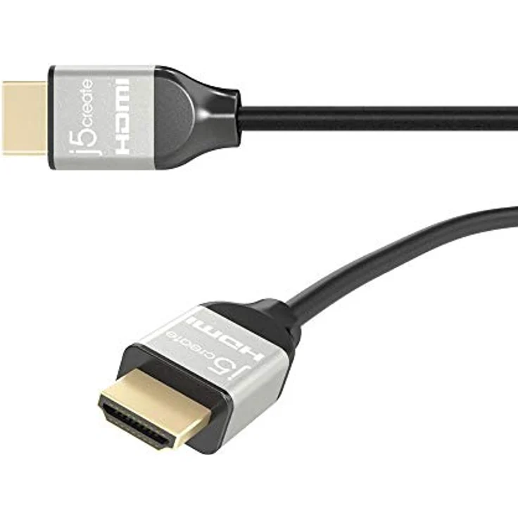 j5create HDMI-Kabel 2m, Typ A, 4K Unterstützung, 18 Gbit/s, Schwarz – Bild 3