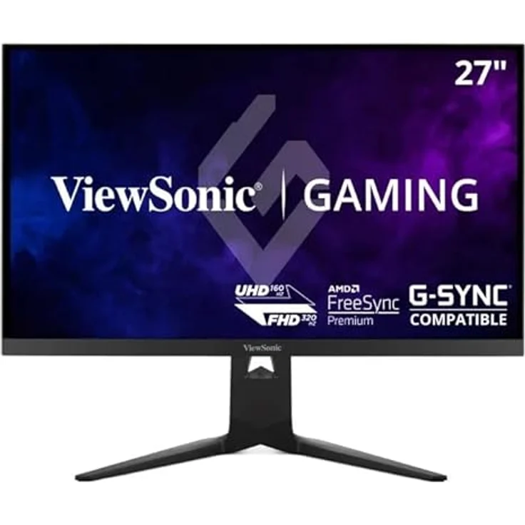 ViewSonic XG275D1-4K, 27” dual Mode Gaming Monitor mit FHD @320Hz, 4K @160Hz, USB-C 65W Charging & höhenverstellbarem Standfuß – Bild 1