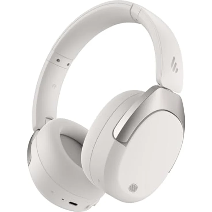 Edifier W830NB Wireless Over Ear Kopfhörer mit -45dB ANC, 94Std. AKKU, LDAC Hi-Res Sound, Spatial Audio, Schnellladung, Bluetooth V5.4 - Sandweiß – Bild 1