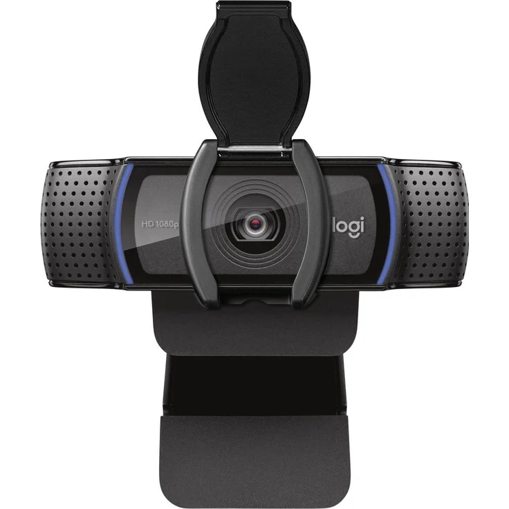 Logitech C920S Pro HD-Webcam, Schwarz, mit Full HD-Videogesprächen und 78-Grad-Sichtfeld