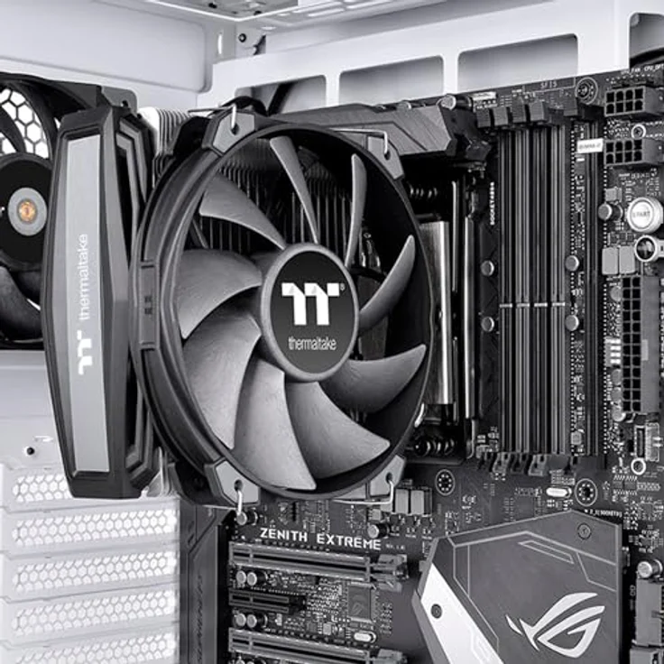 Thermaltake TOUGHAIR TRX40 Edition, CPU Kühler mit 160 mm, hohem Luftdurchsatz, leise, Schwarz – Bild 6