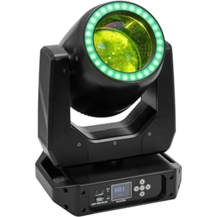 Eurolite LED TMH-B120 Hypno Moving Head Beam, kompakter Scheinwerfer für beeindruckende Lichteffekte