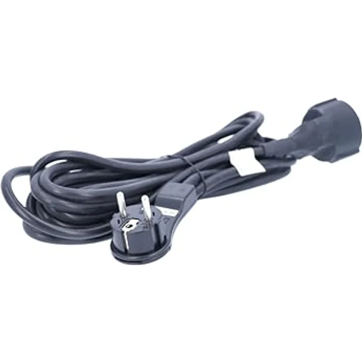 as - Schwabe Verlängerungsleitung 1000 cm, Flachstecker Schuko Typ F, ultraflaches Design, IP20 Schutzklasse, 16A Energieversorgung – Bild 6