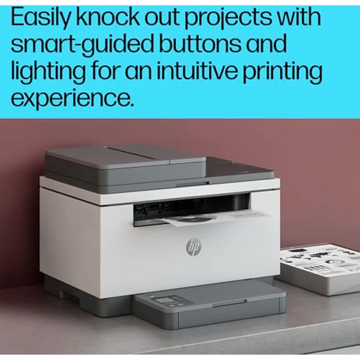 HP LaserJet M234sdn Multifunktionsdrucker, s/w, Laser, bis zu 30 Seiten/Min. (Kopieren), bis zu 29 Seiten/Min. (Drucken), 150 Blatt, Light Basalt – Bild 7
