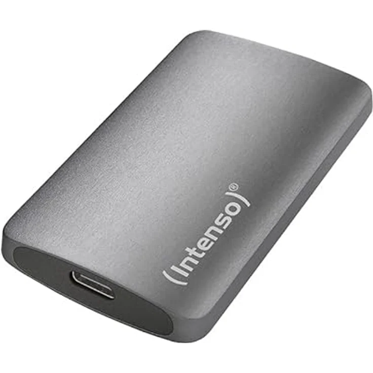 Intenso Externe SSD TX800, 1TB Portable Solid State Drive, USB 3.2 Gen 2x2 (20 Gbit/s), bis zu 2100 MB/s, Anthrazit – Bild 1
