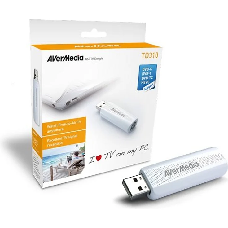 AVerMedia TD310 DVB-T-T2 TV-Tuner USB Dongle externer TV-Empfänger – Bild 3