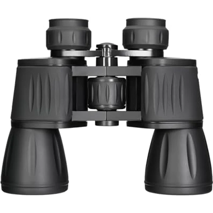 Levenhuk New Atom 10x50 Fernglas, Porro-Fernglas mit 10x Vergrößerung und 50mm Objektiv, spritzwassergeschützt, schwarz – Bild 4