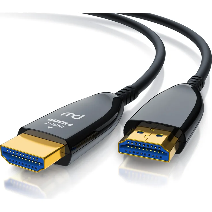 Primewire HDMI-Kabel, 2.1, Glasfaser UHD, 8K @ 120Hz, 4k @ 240Hz, HDR10+, 3D, eARC, HDCP 2.3, 30m
