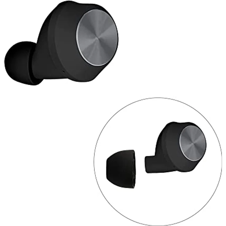 kwmobile 8x Ersatzpolster für Beoplay B&O EQ / H3 / H5 / E4 / E6 / E8 Ohrpolster (4 Größen - Silikon Ersatz Ohrstöpsel für Beoplay In-Ear Headphones) – Bild 2