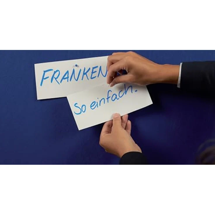 Franken Moderationskarten UMZ 1020 19, 500 Stück, Rechteck, hellgrün, 9,5 x 20,5 cm – Bild 3