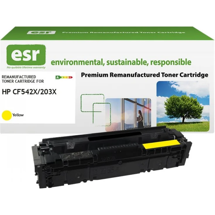 ESR CF542X, remanufactured Toner, High Capacity, gelb, mit lebenslanger Garantie