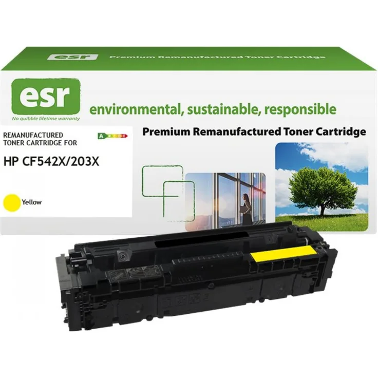 ESR CF542X, remanufactured Toner, High Capacity, gelb, mit lebenslanger Garantie