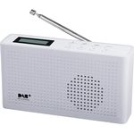 Reflexion TRA26DAB/W Tragbares UKW Radio mit DAB/DAB+ (16 Watt) Displayanzeige, Intregierter Akku, 20 Senderspeicherplätze, weiß