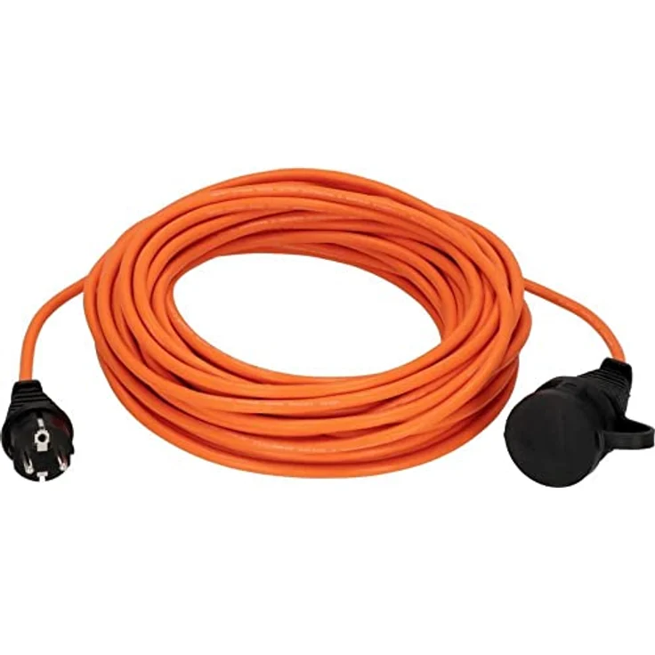 Brennenstuhl, Verlängerungskabel, 1169950 Strom Verlängerungskabel   Orange 25 m Ölbeständig, UV-Best (25 m) – Bild 1
