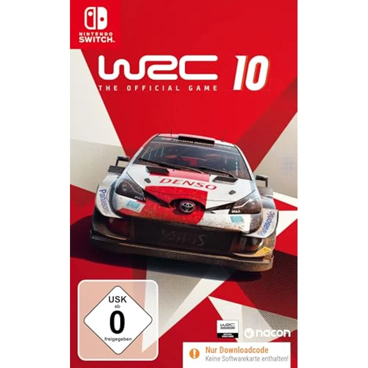 Markt + Technik WRC 10 Autorennen, Offroad Rennspiel Simulation für Switch, 70 Teams, 19 Rallyes, über 100 Strecken, 1 Spieler – Bild 1