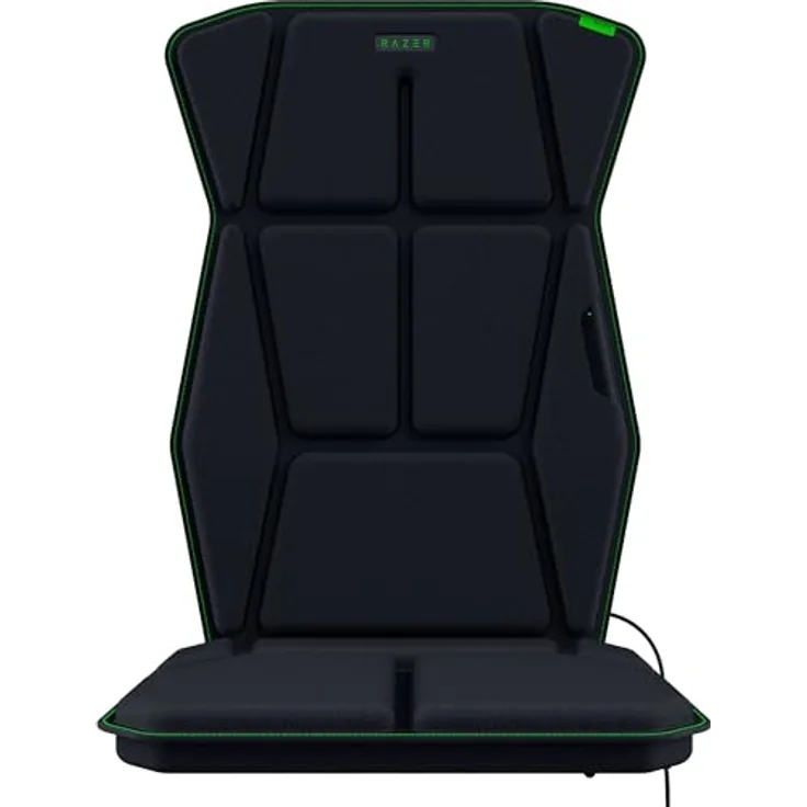 Razer Freyja - Gaming-Sitz-Kissen Auflage mit Razer Sensa HD-Haptik, HyperSpeed Wireless und Bluetooth, für Gaming- und Bürostühle, Haptik-EQ per Razer Synapse, Schwarz