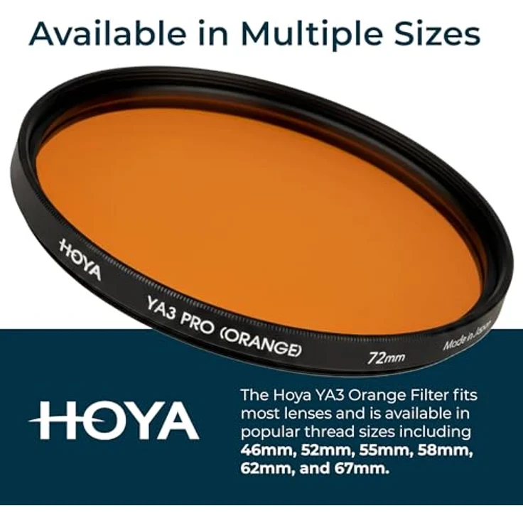 Hoya 82 mm HMC Ya3 rund Filter ? Orange – Bild 5
