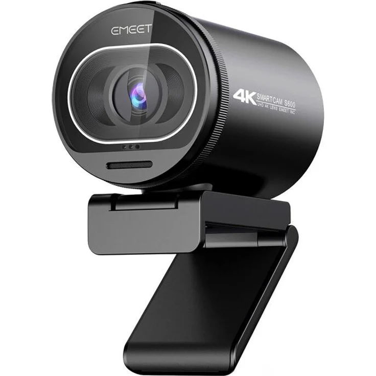 eMeet SmartCam S600 Kit, Full HD USB Webcam in Schwarz