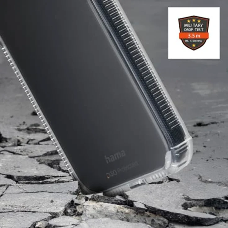 Hama Smartphone-Hülle für Samsung Galaxy S26 Ultra, transparent, D3O Technologie, Fallschutz bis 3,5 m, Anti Vergilbung, Grip Bumper – Bild 4