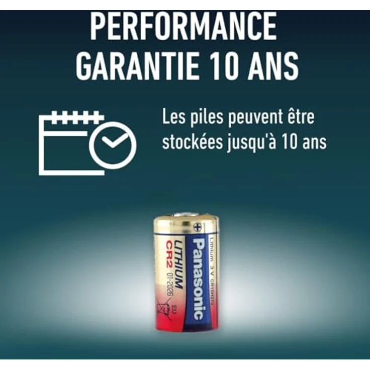 Panasonic CR2 Lithium-Batterie , 3V, 1er Pack – Bild 4