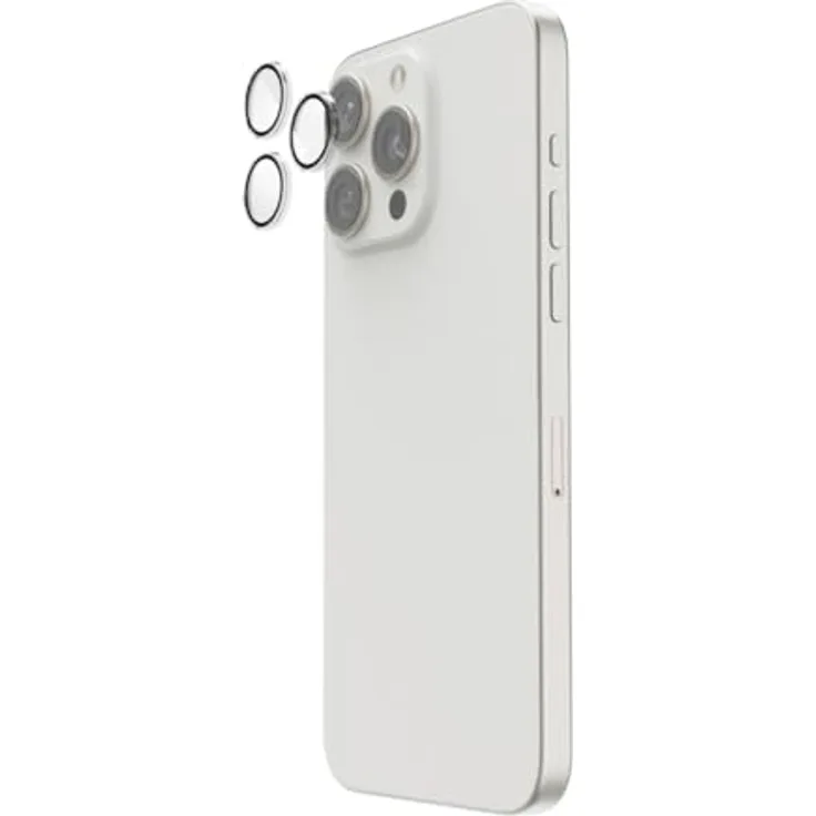 Hama Handy Kameraschutz für iPhone 16 Pro/16 Pro Max (3 Einzellinsen, stoßfest, 9H, kratzfest, blasenfrei)