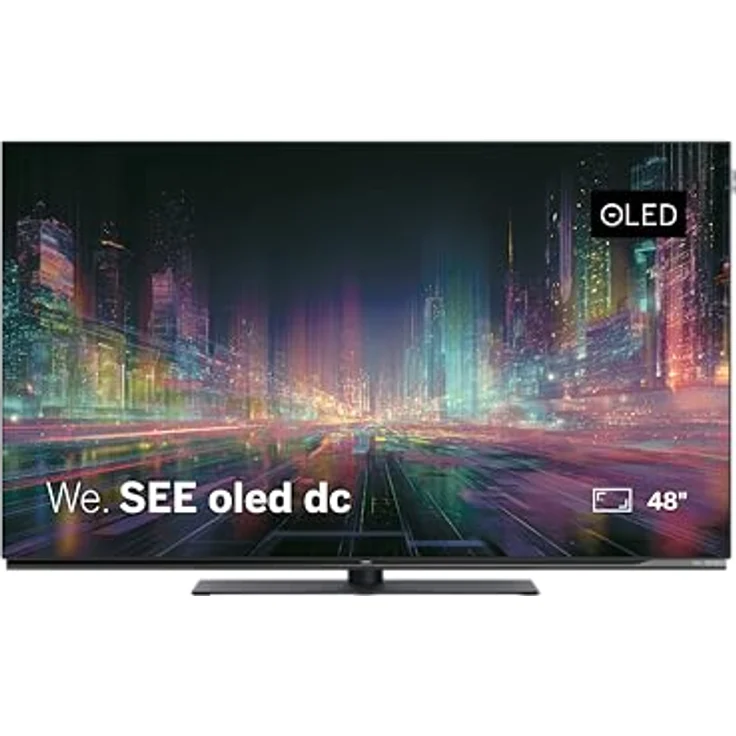 LOEWE We. See 48 Zoll OLED-TV, 4K Smart TV mit Dolby Vision, 60 W Dolby Atmos, HDMI 2.1, extra flaches Design – Bild 1