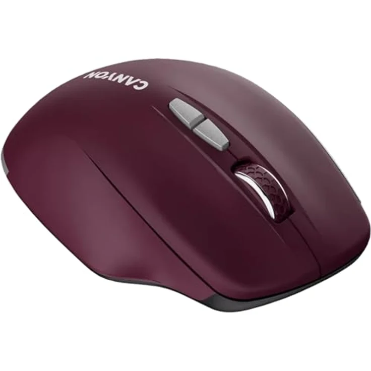 Canyon MW-21, Kabellose optische Maus mit „blauem LED“-Sensor, 3 DPI-Stufen, rot – Bild 5