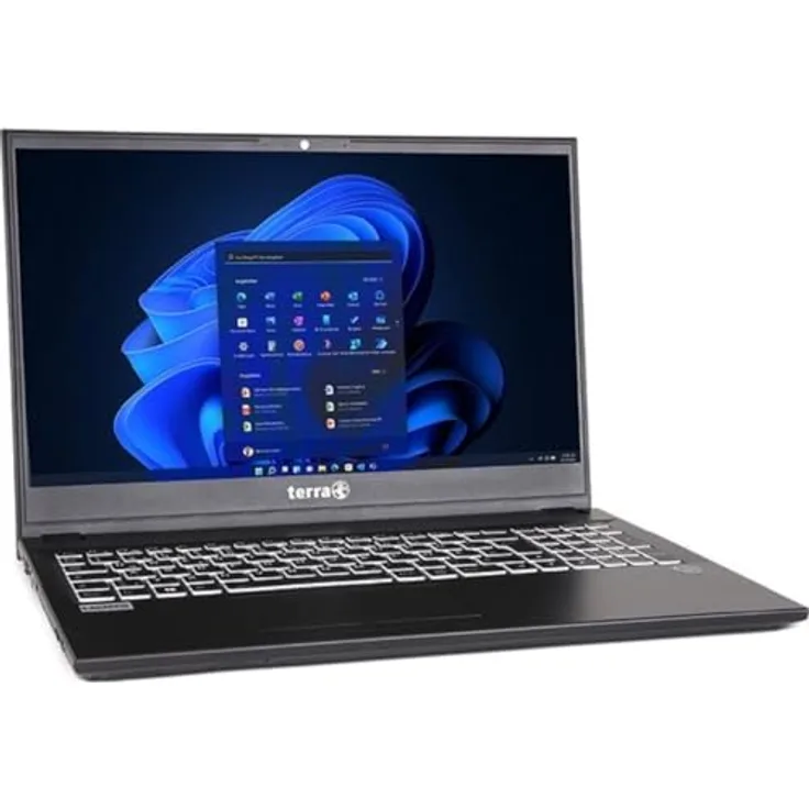 Wortmann TERRA MOBILE 1516R, Notebook mit Intel Core i3-1315U, 15,6" Full HD, 500 GB SSD, 8 GB RAM, Schwarz
