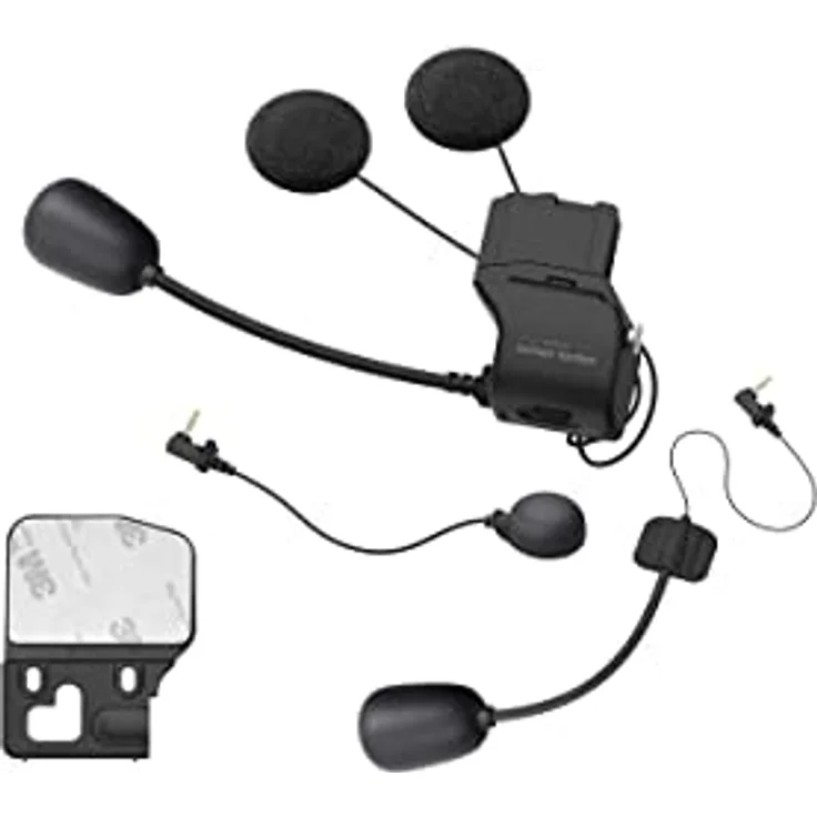 Sena 20S/20S Evo/30K Helmklemmkit, Kopfhörer und Mikrofon mit HD-Lautsprechern, schwarz