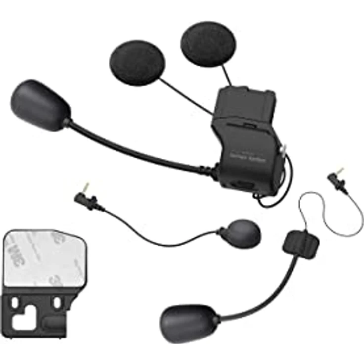Sena 20S/20S Evo/30K Helmklemmkit, Kopfhörer und Mikrofon mit HD-Lautsprechern, schwarz – Bild 1