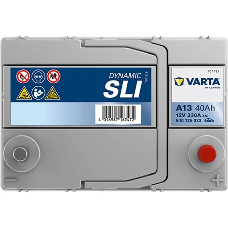 VARTA A13 Blue Dynamic 40Ah 330A Autobatterie, wartungsfrei, 12V, Schaltung 0 – Bild 4