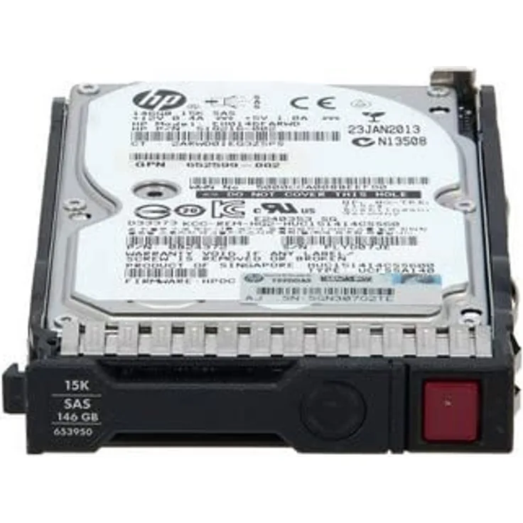 Hewlett Packard HPE 146 GB 15K 6G SAS 2.5 Zoll Festplatte – neue versiegelte Ersatzteile