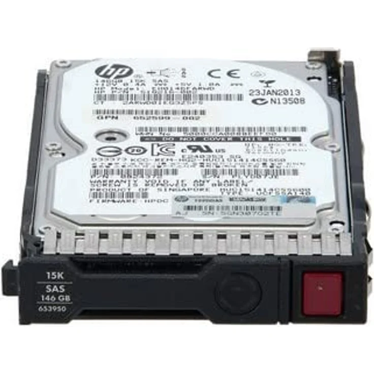 Hewlett Packard HPE 146 GB 15K 6G SAS 2.5 Zoll Festplatte – neue versiegelte Ersatzteile